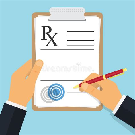 Print Doctors Prescription Clipart