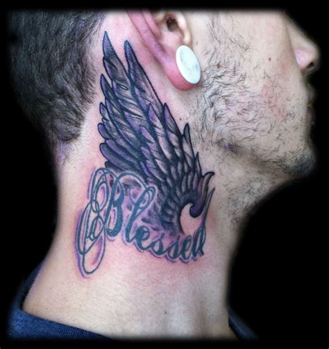 Amazing colorful tattoo on neck. The 80 Best Neck Tattoos for Men | Improb
