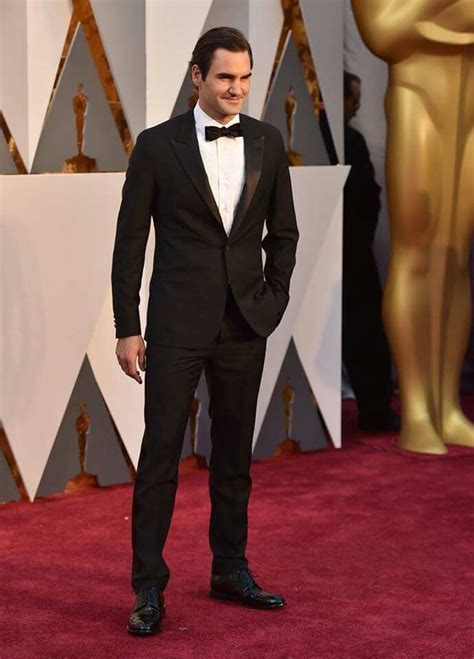 Roger At The Oscars Feb28 2016 Roger Federer Most Stylish Men Rogers