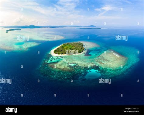 Aerial View Banyak Islands Sumatra Tropical Archipelago Indonesia Aceh