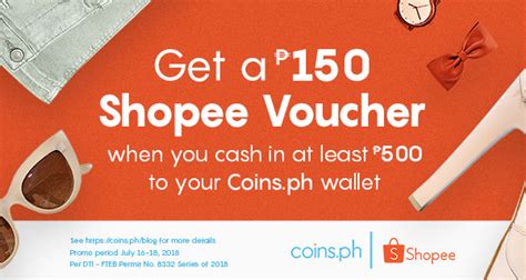 Found a shopee voucher or shopee promo code and you are unsure of how to use it? Cash in and get a free Shopee Voucher worth ₱150 | Coins.ph