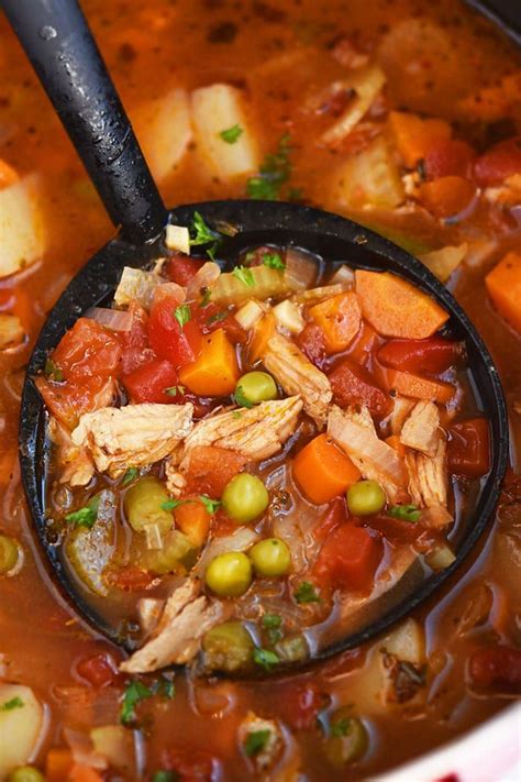 Maybe you would like to learn more about one of these? Easy Chicken Vegetable Soup Recipe | Homemade chicken ...