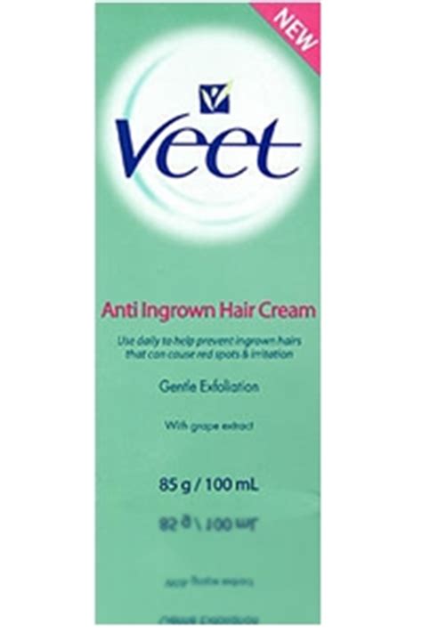 Ingrown hairs happen when a shaved or plucked hair begins to grow back in under the skin instead of emerging from the follicle. Veet Anti Ingrown Hair Cream Reviews - ProductReview.com.au