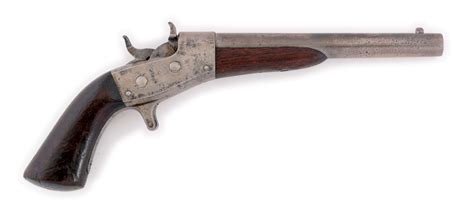 A Remington Model 1865 Navy Rolling Block Single Shot Pistol