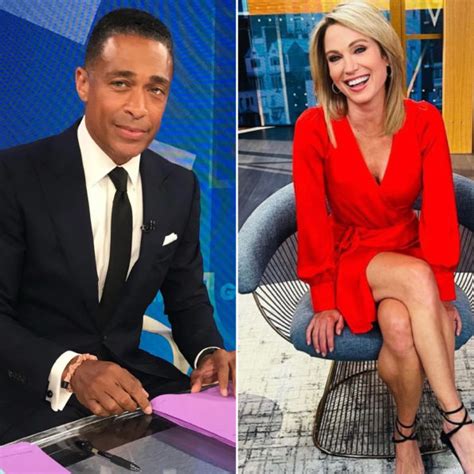 T J Holmes Amy Robach Enjoy Kisses Cocktails While Vacationing In