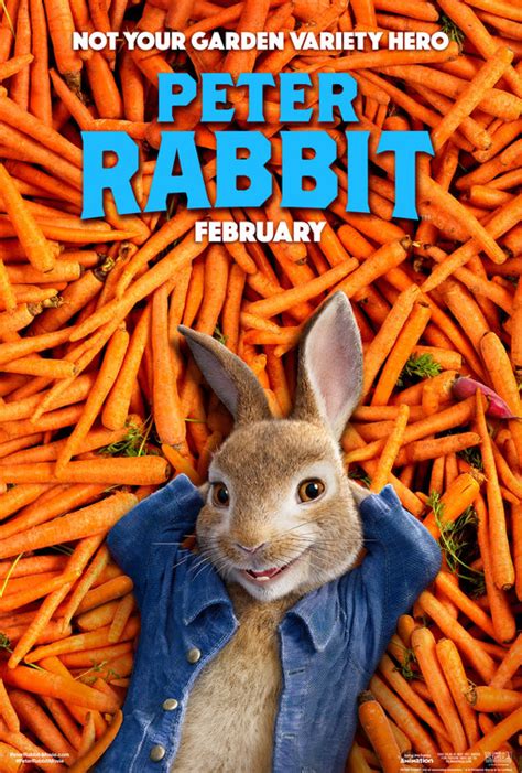 Peter Rabbit Movie Poster Animated Film X Advance
