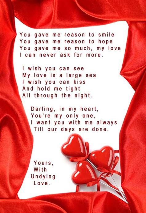 Cute And Romantic Love Poems The Wow Style