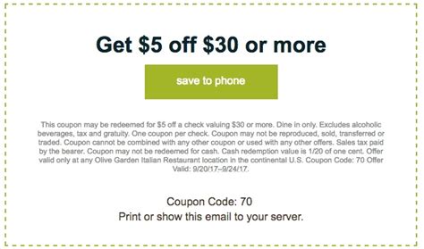 Olive Garden Coupons Printable Coupons 2019