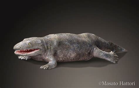 Ichthyostega Prehistoric Creatures Prehistoric Animals Dinosaur Fossils
