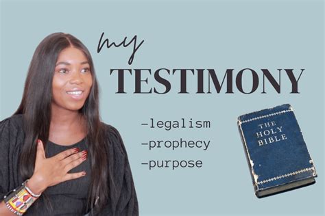 My Christian Testimony Personal Testimony Example Made Of Still