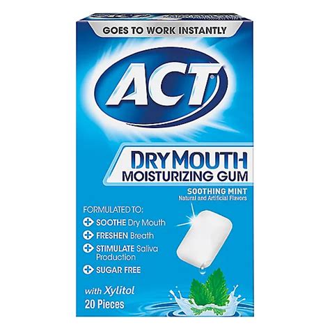 Act Gum Dry Mouth 20 Count Randalls