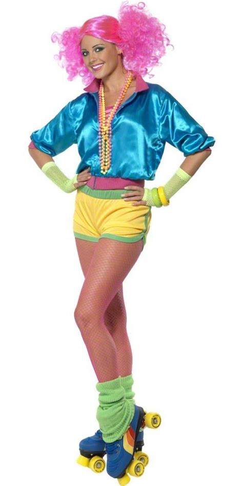 80s Neon Skater Girl Costume 80s Costumes Mega Fancy Dress