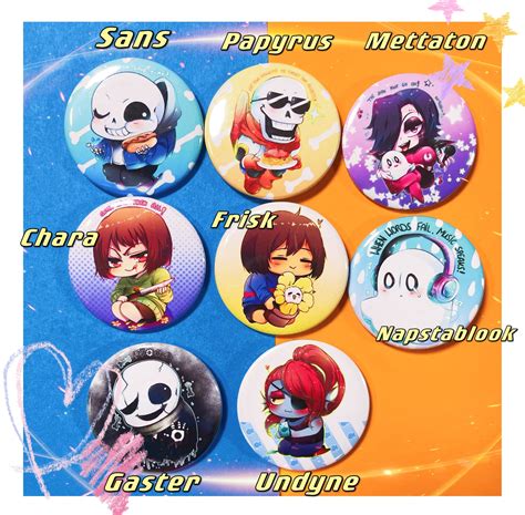 Undertale Button · Yaya Chans Shop · Online Store Powered By Storenvy