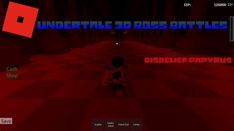 Roblox undertale 3d boss battles. ROBLOX Undertale 3D Boss Battles: Disbelief Papyrus - YouTube