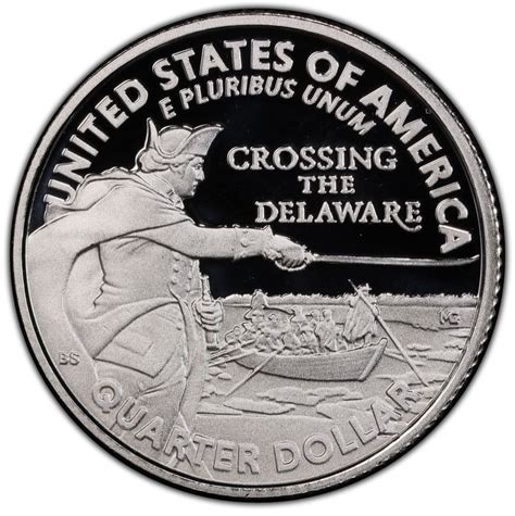 2021 S Us 25¢ General George Washington Crossing The Delaware