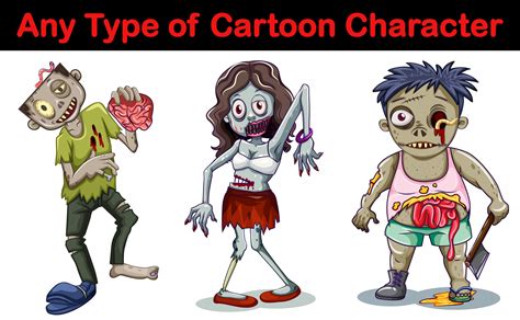 Draw Awesome Cartoon Character For 15 Pixelclerks