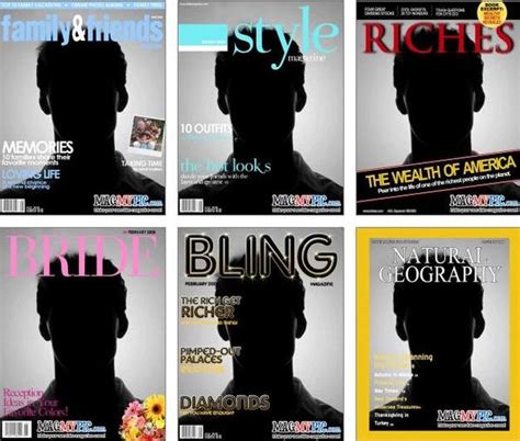 For the magazine publishing,the magazine cover takes an important part in content promotion. bookofjoe: MagMyPic — 'Upload any picture to create your ...