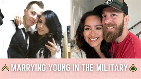 Marrying Young In The Army Dual Military Youtube