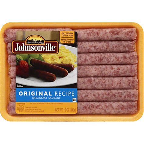 Johnsonville Breakfast Sausage Original Recipe 12 Oz From Festival