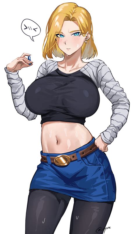 Rule 34 1girls Alternate Version Available Android 18 Blonde Blonde Hair Blue Eyes Cameltoe