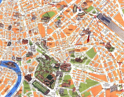 Mappa E Cartina Turistica Di Roma Monumenti E Tour Vrogue Co