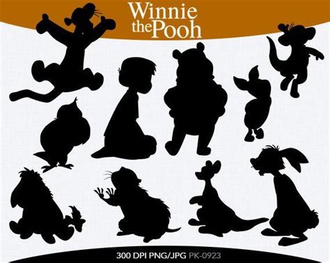 Winnie The Pooh Silhouettes