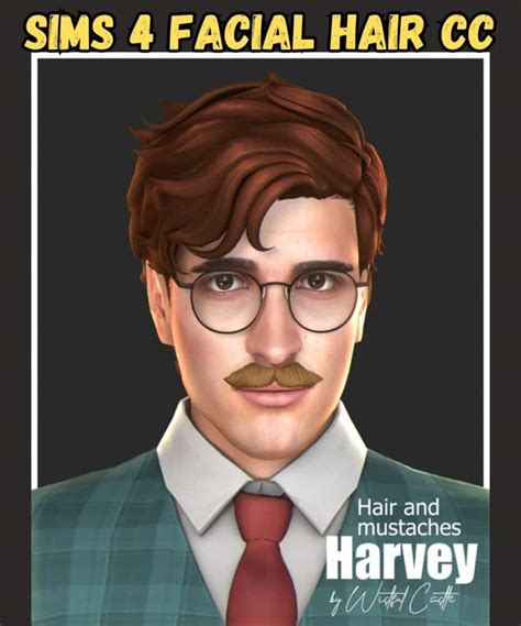 19 Amazing Sims 4 Facial Hair Cc Beards Mustaches Stubble And Goatees