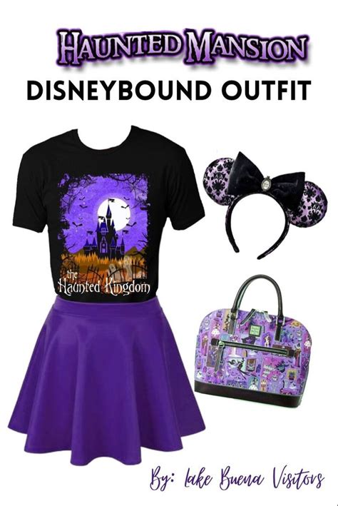 Haunted Mansion Disneybound Outfit In 2021 Disney Bound Outfits
