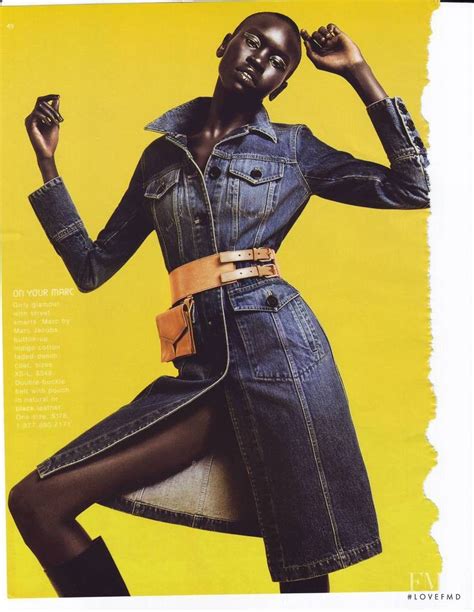 hairspiration alek wek model ebony beauty alek wek