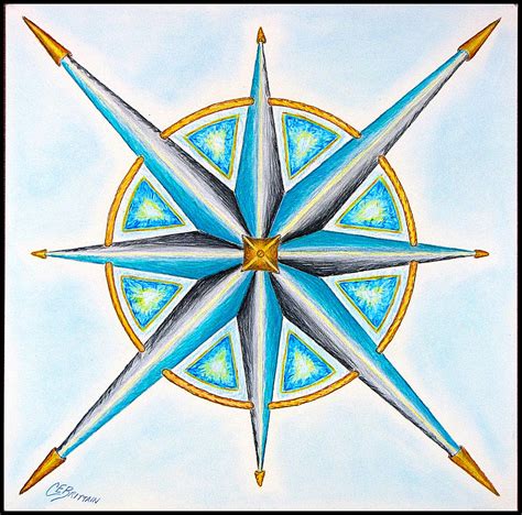 Compass Rose Drawing Easy My Xxx Hot Girl