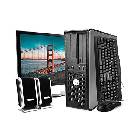 Dell Desktop Computer Package With Wifi Dual Core 20ghz 80gb 2gb