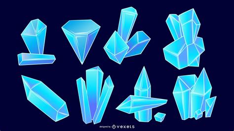 Crystals Vector And Graphics To Download
