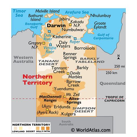 Northern Territory Maps And Facts World Atlas