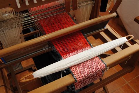 Traditional Weaving Hand Loom Stock Photo Image Of Ancient Cloth