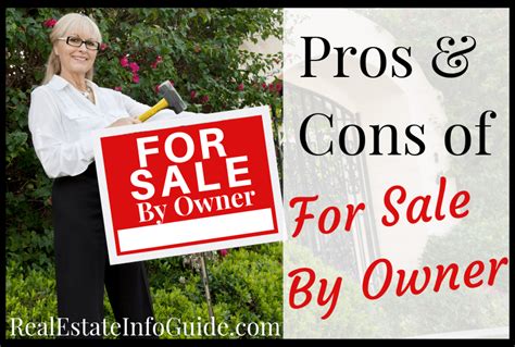 The Pros And Cons Of For Sale By Owner Real Estate Info Guide