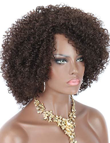 Kalyss Short Afro Kinky Curly Wigs For Black Women Premium Synthetic