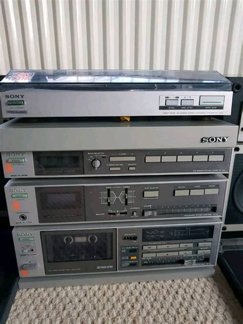 Vintage Sony Stack System Tc V3 Plus Speakers In West Moors Dorset