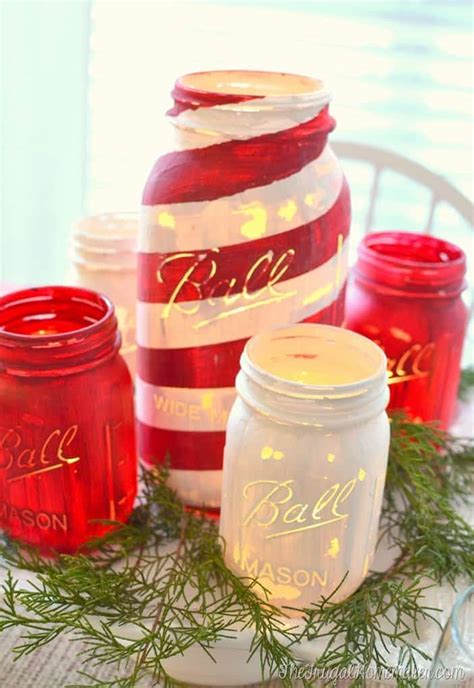 Joyful Joyful Diy Christmassy Mason Jars