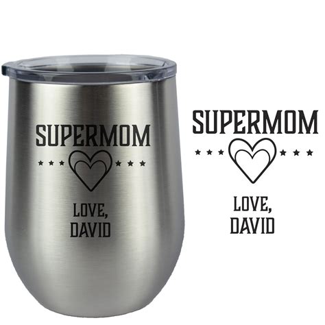 Supermom Wine Tumbler - Personalized by Kate