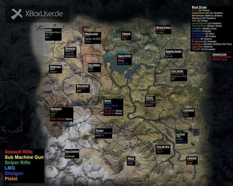 Ghost Recon Wildlands Karte Karte