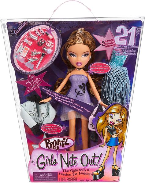 Bratz Girls Nite Out 21st Birthday Edition Fashion Doll Yasmin Toys And Games