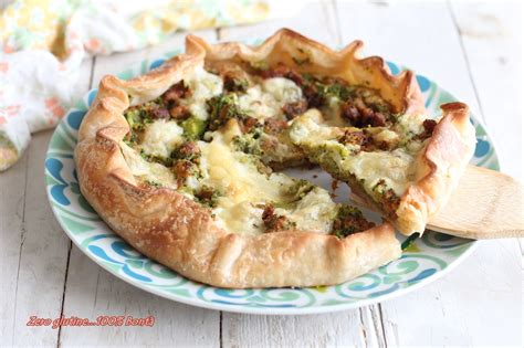 Torta Rustica Di Pasta Sfoglia Con Broccoli E Salsiccia Ricetta