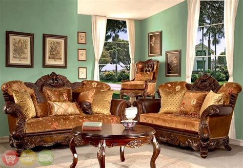 Elegant European Antique Style Living Room Furniture Collection Hd 9023