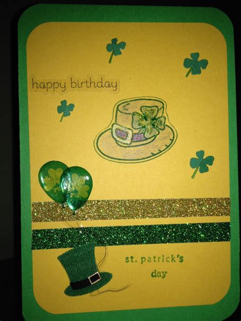 St Patricks Birthday Birthday Cards Happy Birthday