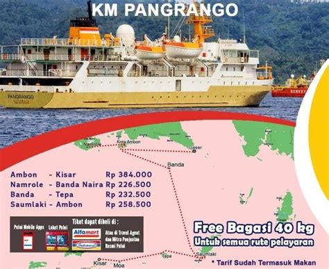Rute Dan Jadwal Kapal Pelni Km Binaiya Bulan Desember Lengkap Gambaran