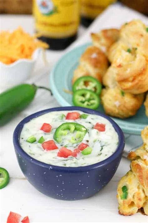 Jalapeño Spinach Cheese Dip Beyond Frosting