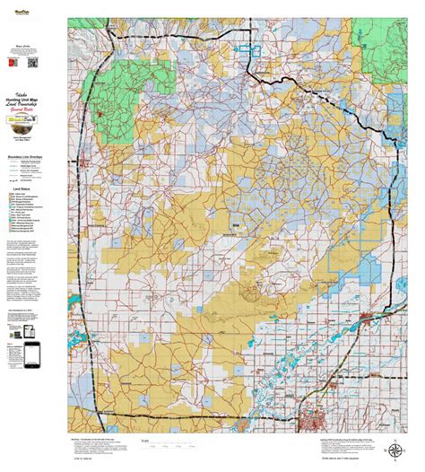 Idaho General Unit 60a Land Ownership Map By Idaho Huntdata Llc