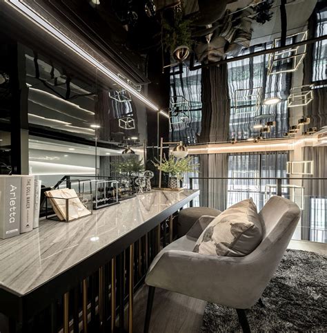 Luxury Modern Loft Studio Apartment Bangkok Thailand10 Idesignarch
