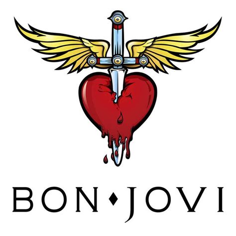 Bon Jovi Logo Vertical 894×894 Pixels Bon Jovi Rock Band Logos