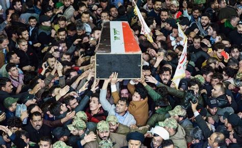 Body Of Iran General Qassem Soleimani Arrives For Burial In His